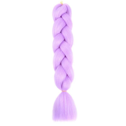 Synthetic 24Inch Jumbo Braids Extensions Long Yaki Straight Braiding Hair Afro Ombre Color Hair for Women