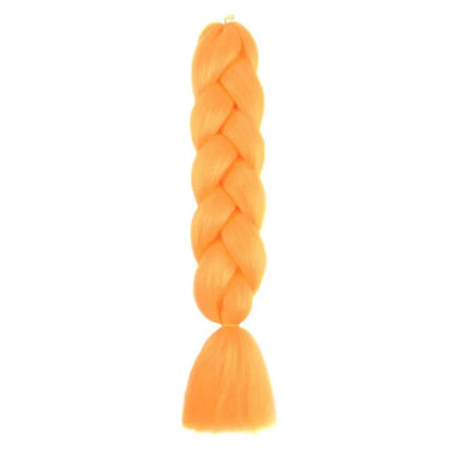 Synthetic 24Inch Jumbo Braids Extensions Long Yaki Straight Braiding Hair Afro Ombre Color Hair for Women