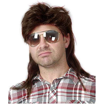 Mens Short  Wig Synthetic Replacement Costume Natural Hair Wigs