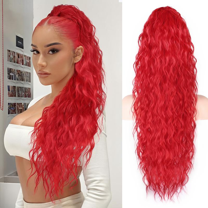 30" Long Wavy Claw Ponytail Extension