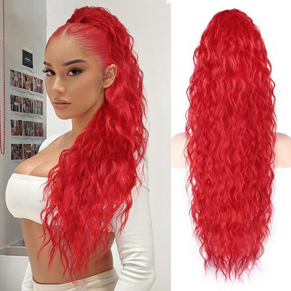 30" Long Wavy Claw Ponytail Extension