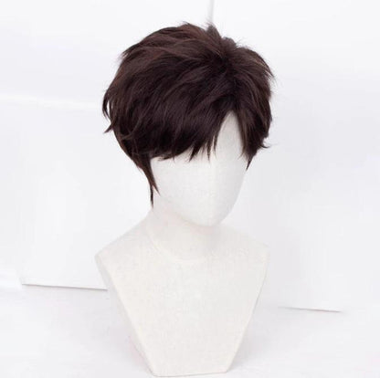Synthetic Cosplay Black Hair Wigs
