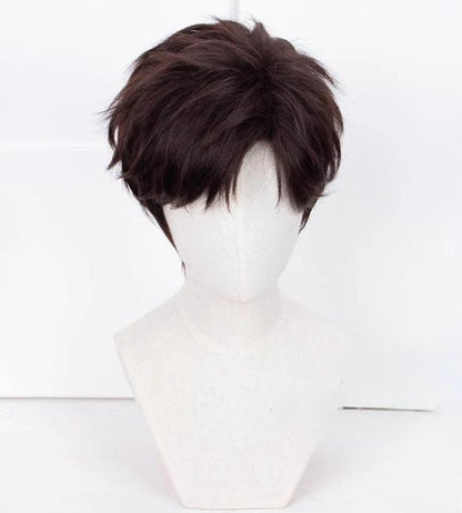 Synthetic Cosplay Black Hair Wigs