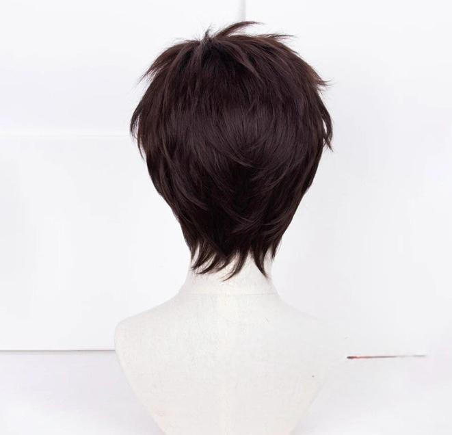 Synthetic Cosplay Black Hair Wigs