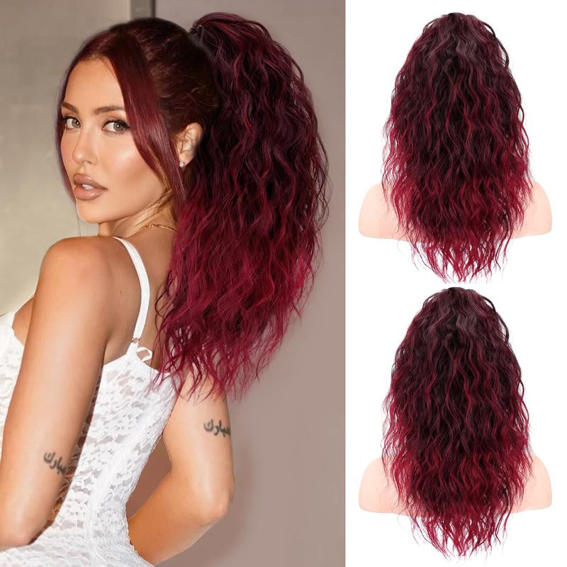 30" Long Wavy Claw Ponytail Extension