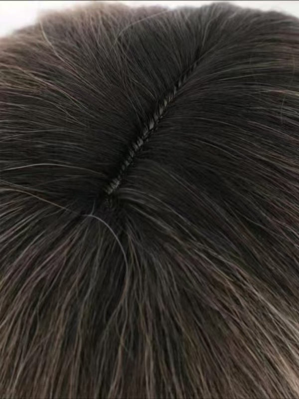 Stylish Synthetic Short Non-toxic Wig With Wave Head, With Bangs, Heat Resistant