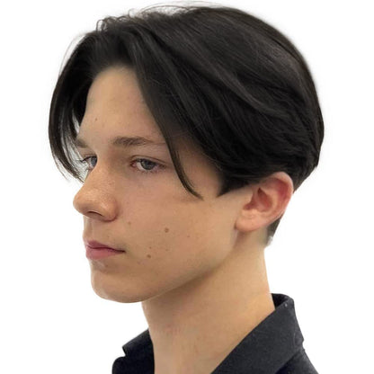 Mens Short  Wig Synthetic Replacement Costume Natural Hair Wigs
