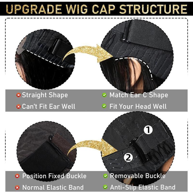 FABA 9X6 HD Glueless Wigs Straight Lace Front Wig Human Hair - Natural Black Wear and Go Glueless Wig,Pre-Everthing and Parting Max