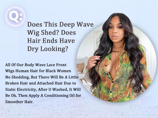 Glueless Brazilian Body Wave Lace Frontal Wig Human Hair