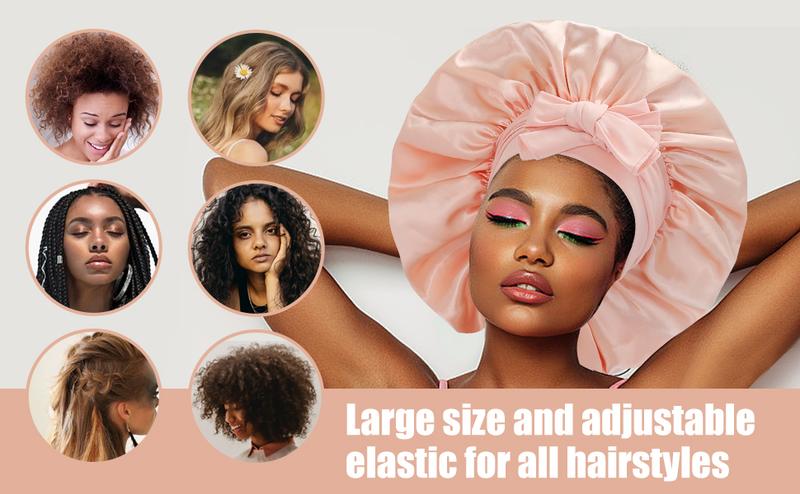 Velvet Heatless Curling Set – 4-Piece Flexi Rod Kit with Silk Nightcap (Unisex)