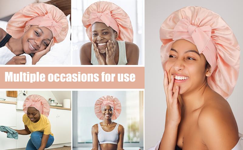 Velvet Heatless Curling Set – 4-Piece Flexi Rod Kit with Silk Nightcap (Unisex)
